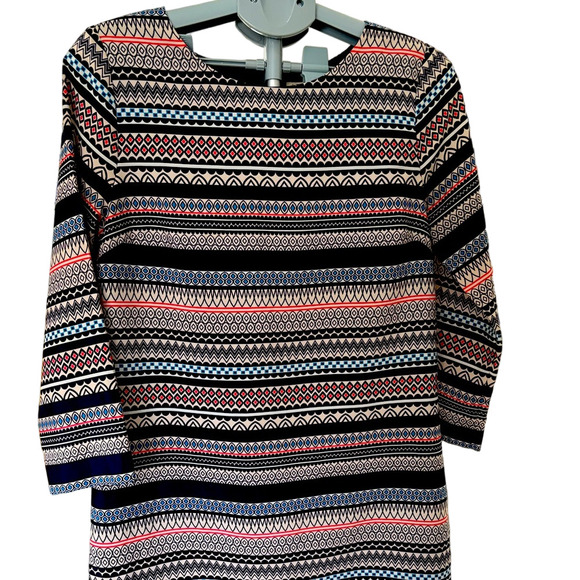 J.Crew Multicolor Sheath Dress Size 8 - Picture 1 of 3